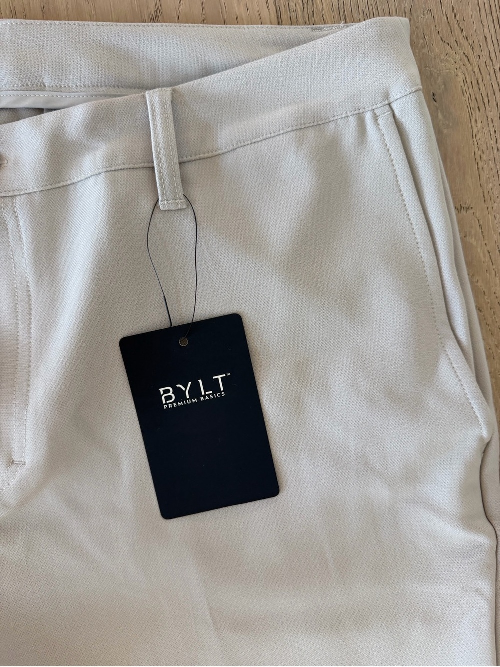 BYLT Premium Basics Executive Pant 2.0 Straight Dove Gray Size 38 - Picture 2 of 7